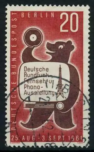 BERLIN 1961 Nr 217 gestempelt 920312