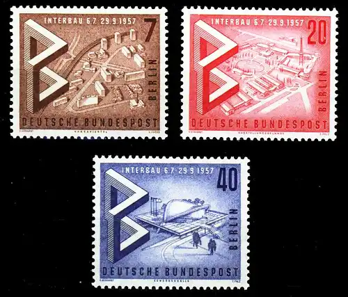 BERLIN 1957 Nr 160-162 postfrisch S9797F2