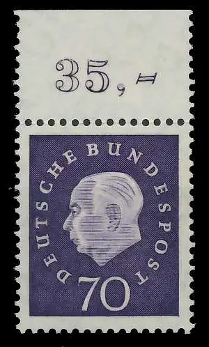 BRD DS HEUSS 3 Nr 306 postfrisch ORA 92051E