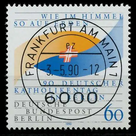 BERLIN 1990 Nr 873 zentrisch gestempelt ECKE-URE 9205C6