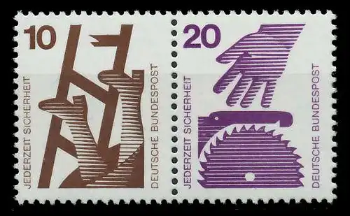 BRD ZUSAMMENDRUCK Nr W38 postfrisch WAAGR PAAR S979A7E