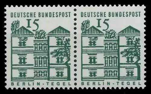 BRD DS BAUWERKE 1 Nr 455 postfrisch WAAGR PAAR 9207B2
