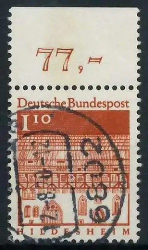BRD DS BAUWERKE 2 Nr 501 gestempelt ORA 9208DE