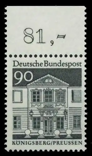 BRD DS BAUWERKE 2 Nr 499 postfrisch ORA 920996