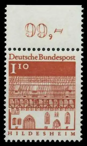 BRD DS BAUWERKE 2 Nr 501 postfrisch ORA 92099E