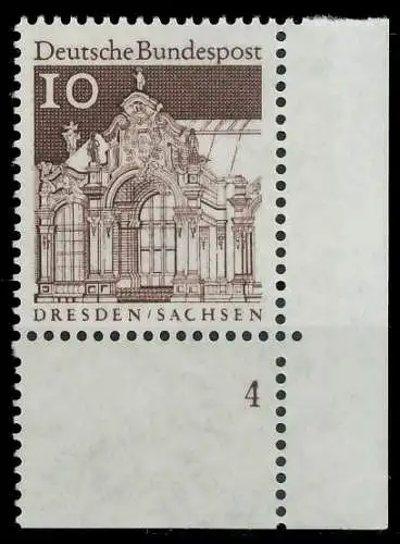 BRD DS BAUWERKE 2 Nr 490 postfrisch FORMNUMMER 4 9269F6