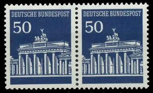 BRD DS BRANDENBURGER TOR Nr 509v postfrisch WAAGR PAAR S9825F6