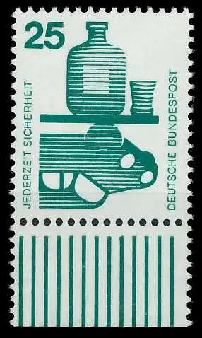 BRD DS UNFALLVERHÜTUNG Nr 697A postfrisch URA 926BBE