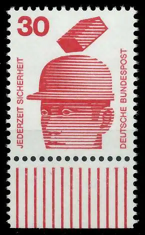 BRD DS UNFALLVERHÜTUNG Nr 698A postfrisch URA 926BCA