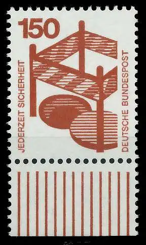 BRD DS UNFALLVERHÜTUNG Nr 703A postfrisch URA 926BF2