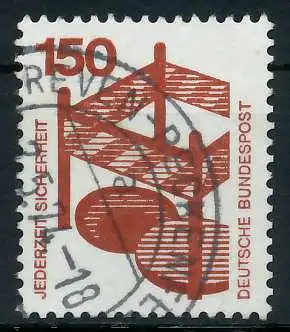 BRD DS UNFALLVERHÜTUNG Nr 703A gestempelt 926C16