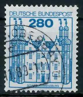 BRD DS BURGEN U. SCHLÖSSER Nr 1142 gestempelt 926FDA