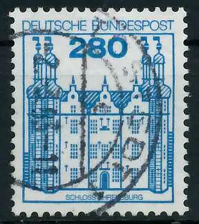 BRD DS BURGEN U. SCHLÖSSER Nr 1142 gestempelt 926FE6