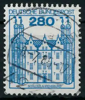 BRD DS BURGEN U. SCHLÖSSER Nr 1142 gestempelt 926FEA