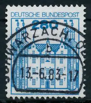 BRD DS BURGEN U. SCHLÖSSER Nr 1142 gestempelt 926FF2