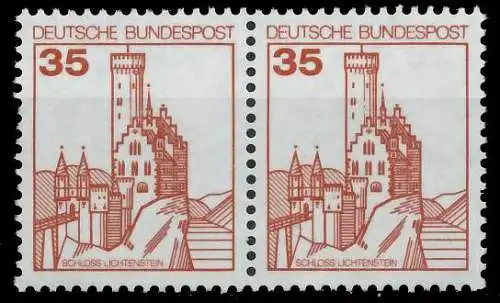 BRD DS BURGEN U. SCHLÖSSER Nr 1139 postfrisch WAAGR PAA S98845A