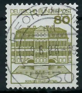 BRD DS BURGEN U. SCHLÖSSER Nr 1140AI zentrisch gestempelt 92B97A