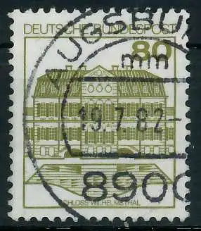 BRD DS BURGEN U. SCHLÖSSER Nr 1140AI zentrisch gestempelt 92B9A6