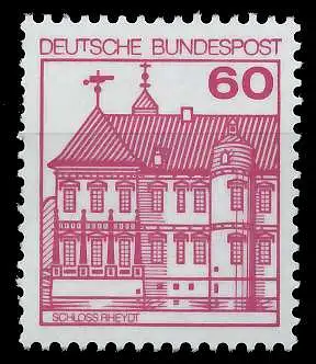 BRD DS BURGEN U. SCHLÖSSER Nr 1028AII postfrisch 92BC12