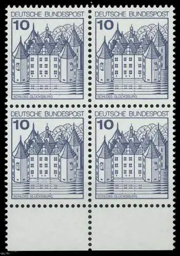BRD DS BURGEN U. SCHLÖSSER Nr 913 postfrisch VIERERBLOC 92BC9A