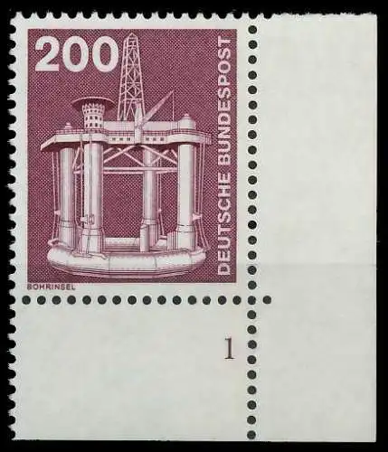 BRD DS INDUSTRIE U. TECHNIK Nr 858 postfrisch FORMNUMME 92C02E