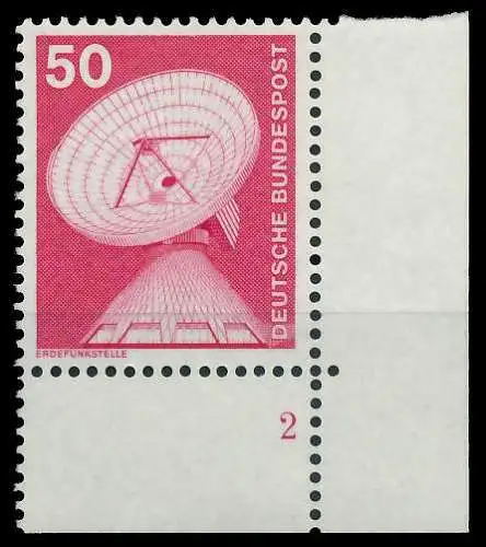 BRD DS INDUSTRIE U. TECHNIK Nr 851 postfrisch FORMNUMME 92C116