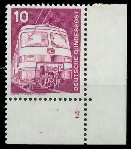 BRD DS INDUSTRIE U. TECHNIK Nr 847 postfrisch FORMNUMME 92F8F2