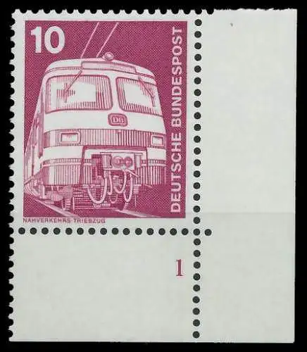 BRD DS INDUSTRIE U. TECHNIK Nr 847 postfrisch FORMNUMME 92F902