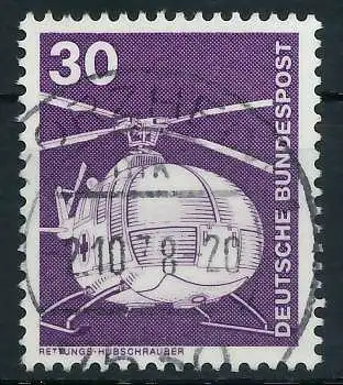 BRD DS INDUSTRIE U. TECHNIK Nr 849 gestempelt 92F91A