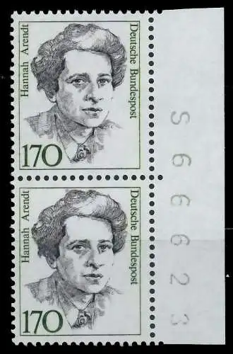 BRD DS FRAUEN Nr 1391 postfrisch SENKR PAAR SRA 92FBA6