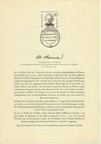 BERLIN Nr 172 ETB35 BELEG ETB 92FD72