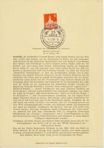 BERLIN Nr 187 BELEG ETB 92FDA2