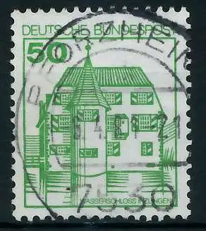 BRD DS BURGEN U. SCHLÖSSER Nr 1038AI gestempelt 92FEC2