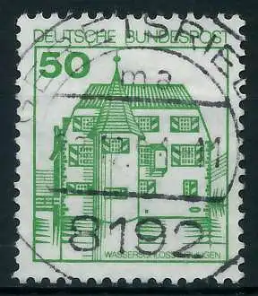 BRD DS BURGEN u. SCHLÖSSER Nr 1038AI zentrisch gestempelt 92FED2