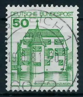 BRD DS BURGEN u. SCHLÖSSER Nr 1038AI zentrisch gestempelt 92FED6