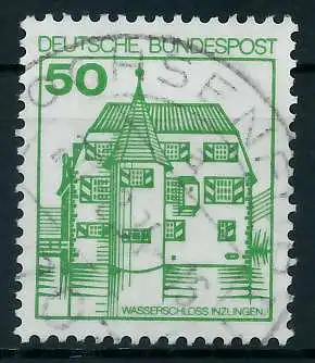 BRD DS BURGEN U. SCHLÖSSER Nr 1038AI gestempelt 92FEDE