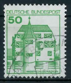 BRD DS BURGEN u. SCHLÖSSER Nr 1038AII gestempelt 92FF02