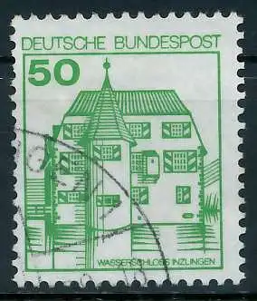 BRD DS BURGEN u. SCHLÖSSER Nr 1038AII gestempelt 92FF12