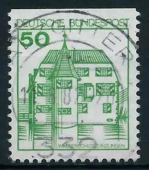 BRD DS BURGEN U. SCHLÖSSER Nr 1038CI zentrisch gestempelt 92FF26