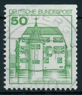 BRD DS BURGEN U. SCHLÖSSER Nr 1038CI zentrisch gestempelt 92FF2E