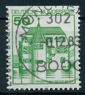 BRD DS BURGEN U. SCHLÖSSER Nr 1038CI zentrisch gestempelt 92FF4A