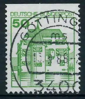 BRD DS BURGEN U. SCHLÖSSER Nr 1038CI zentrisch gestempelt 92FF4E