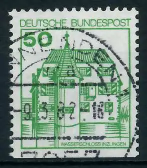 BRD DS BURGEN U. SCHLÖSSER Nr 1038DI gestempelt 92FFAA