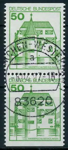 BRD ZUSAMMENDRUCK Nr 1038CIu+1038DIu zentrisch gestempelt SE 92FFEA