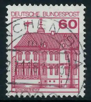 BRD DS BURGEN U. SCHLÖSSER Nr 1028AI gestempelt 930046