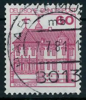BRD DS BURGEN U. SCHLÖSSER Nr 1028AI gestempelt 93006E