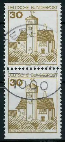 BRD ZUSAMMENDRUCK Nr 914CIu+914DIu gestempelt SENKR PAAR 9360CE