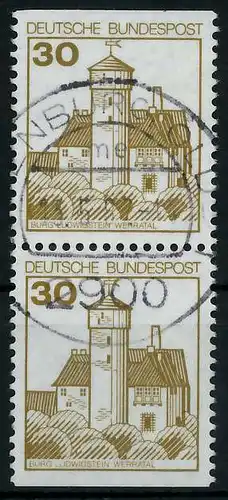 BRD ZUSAMMENDRUCK Nr 914CIu+914DIu zentrisch gestempelt SENK 9360D6