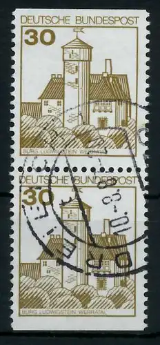 BRD ZUSAMMENDRUCK Nr 914CIu+914DIu gestempelt SENKR PAAR 9360E2