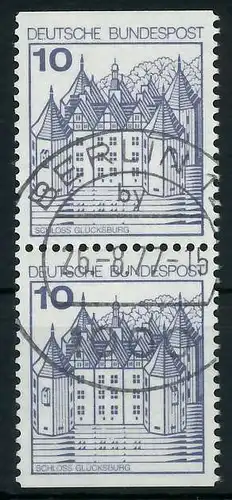 BRD ZUSAMMENDRUCK Nr 913CIu+913DIu zentrisch gestempelt SENK 93612A